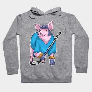 Pig Ice hockey Ice hockey stick Hoodie